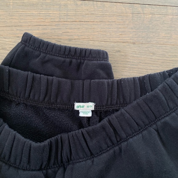 Aerie Black Sweatpants - Picture 2 of 2